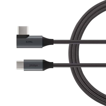 JCPAL JCPal JCP6155 100W Flex Link USB-C 3.1 Generation 2 Charge & Sync Braided Cable; Black - 1.5 m JCP6155
